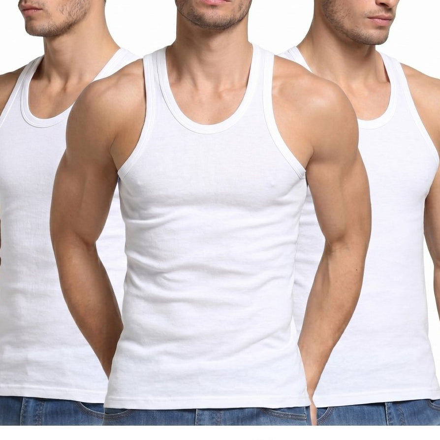 3 Sleeveless Vest - Small Size - Bin Fahad