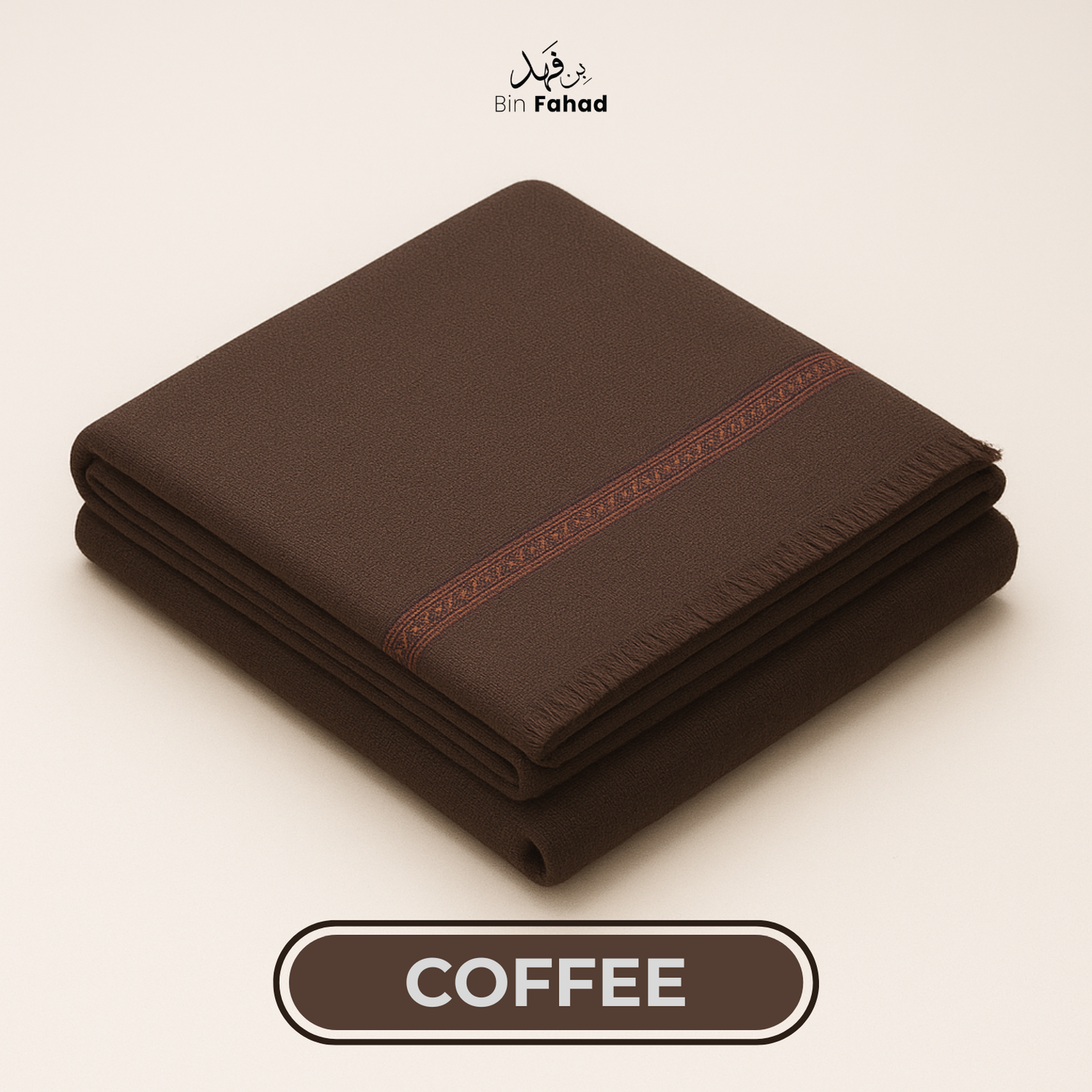 Premium Gents Shawl - Coffee