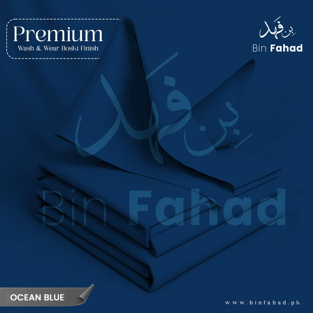 Premium Wash & Wear Winter Boski - Ocean Blue