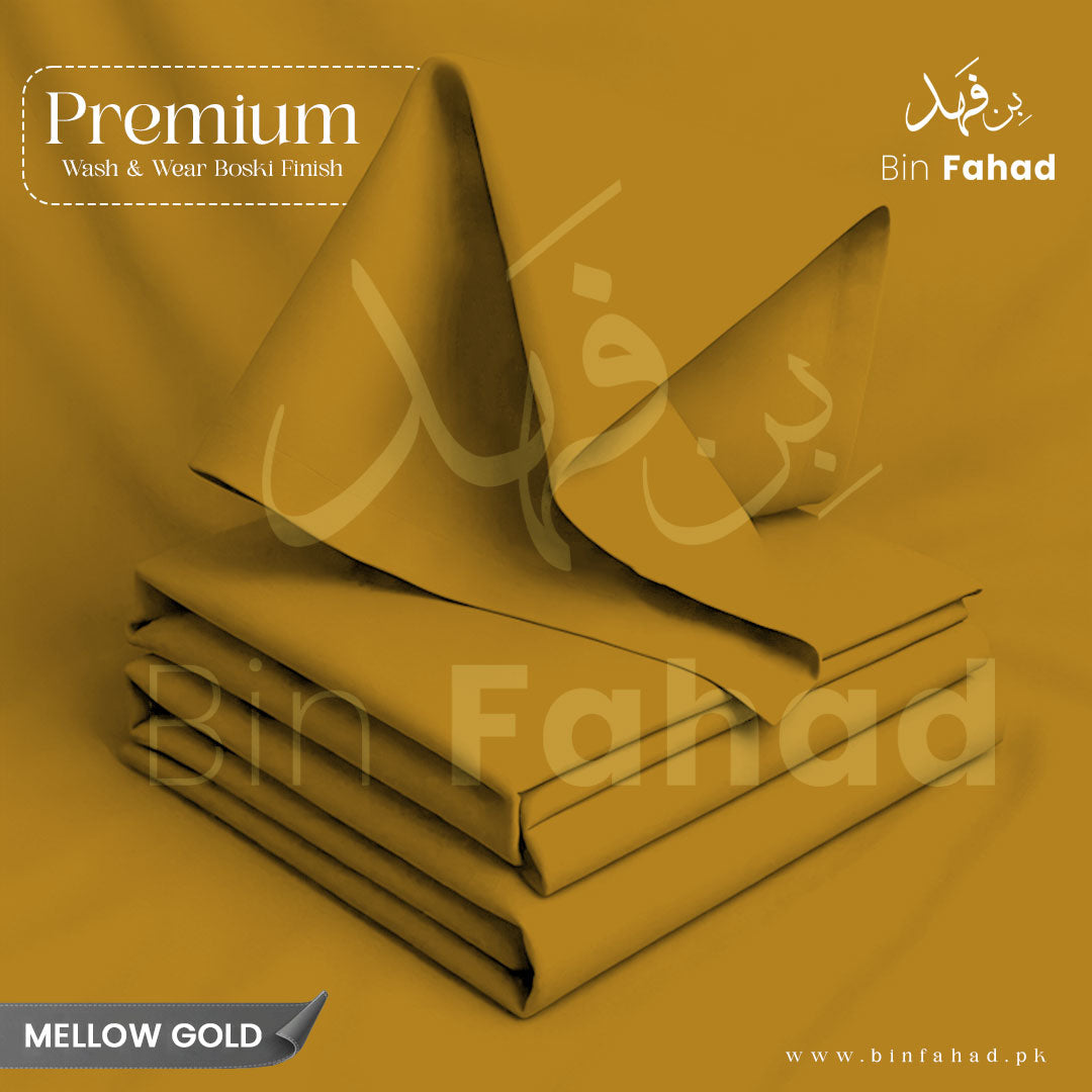 Premium Wash & Wear Winter Boski - Mellow Gold