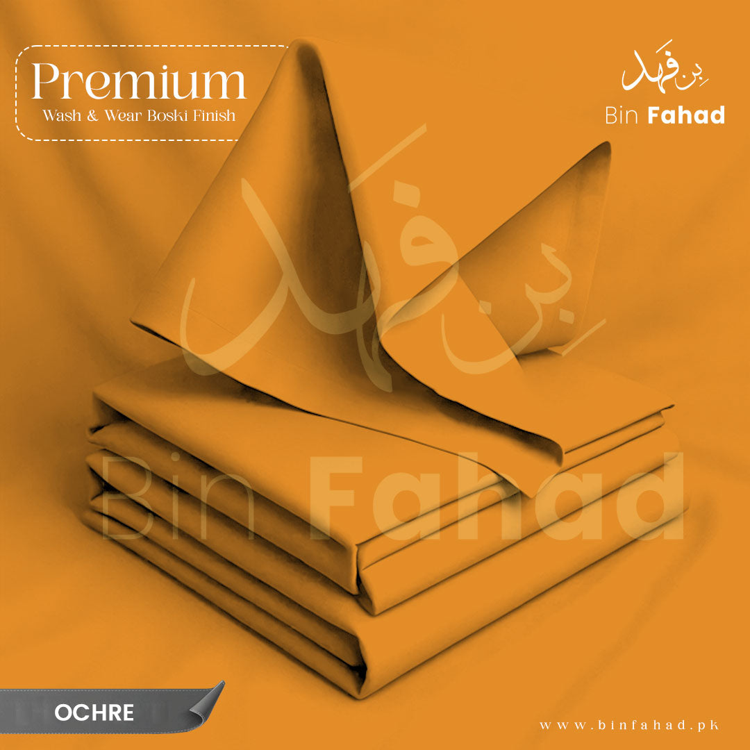Premium Wash & Wear Boski Finish - Ochre