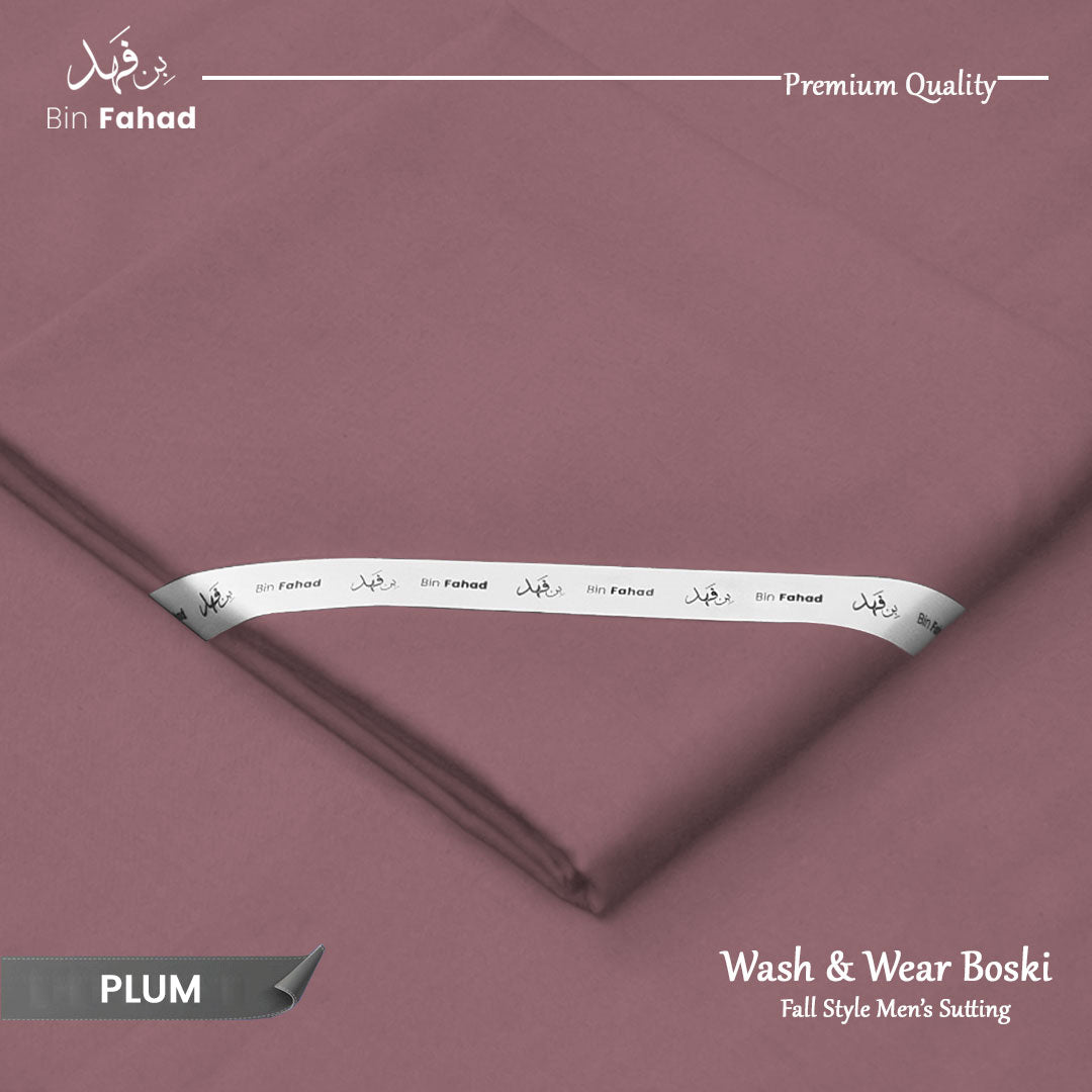 Premium Wash & Wear Boski Finish - Plum