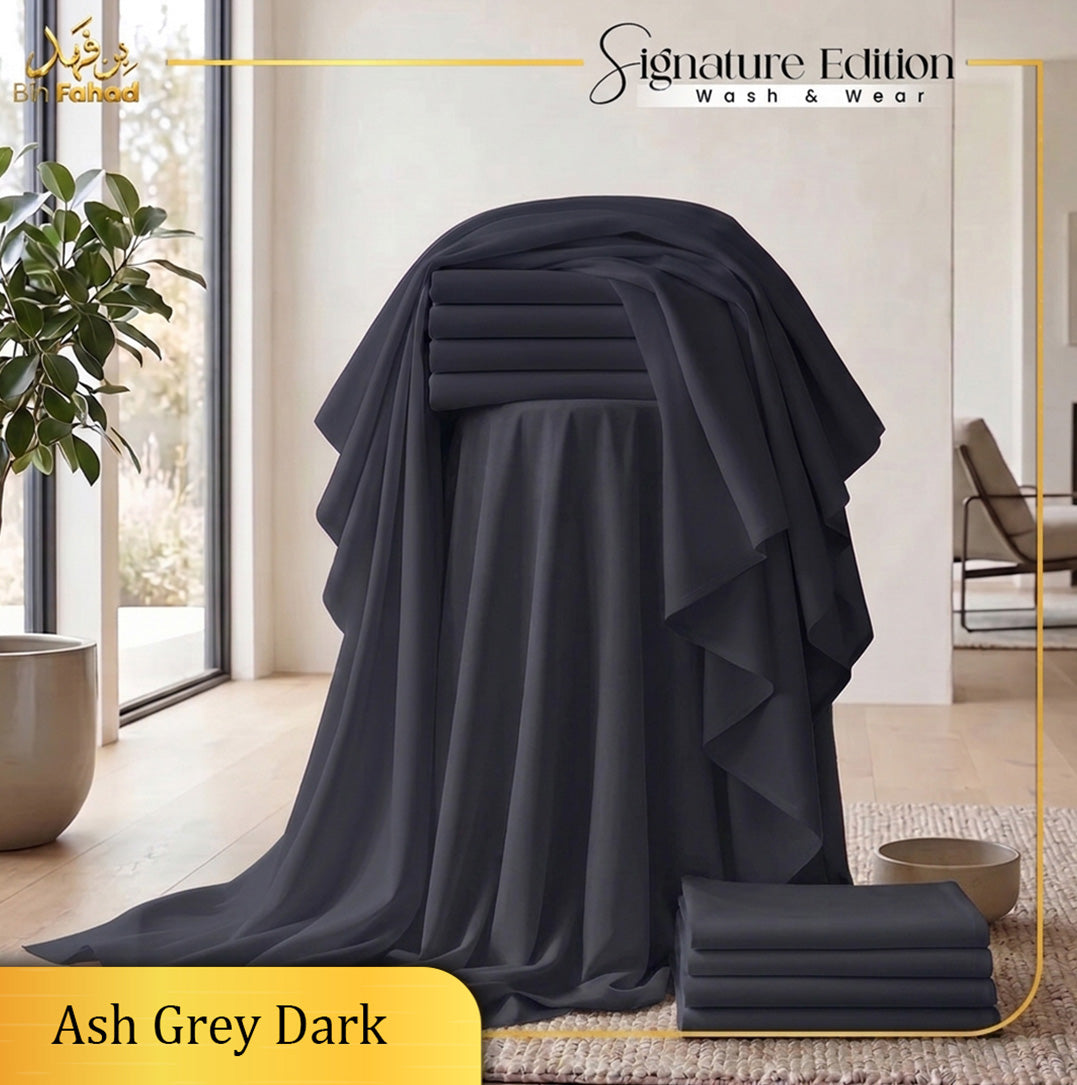 Signature Edition Wash & Wear- Ash Grey Dark
