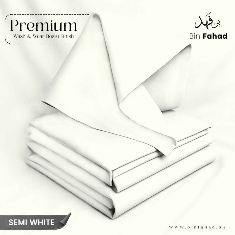Boski Wash & Wear - Semi White - Bin Fahad