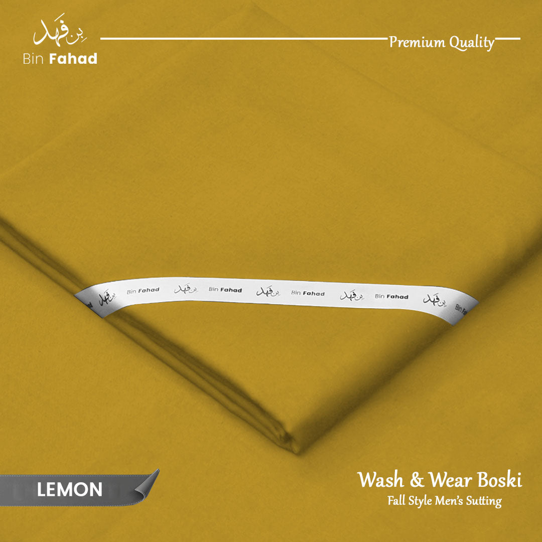 Premium Wash & Wear Boski Finish - Lemon