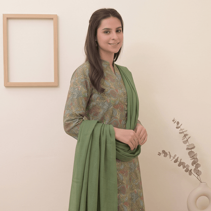 3pcs Premium Lawn Unstitched D-5042 - Bin Fahad