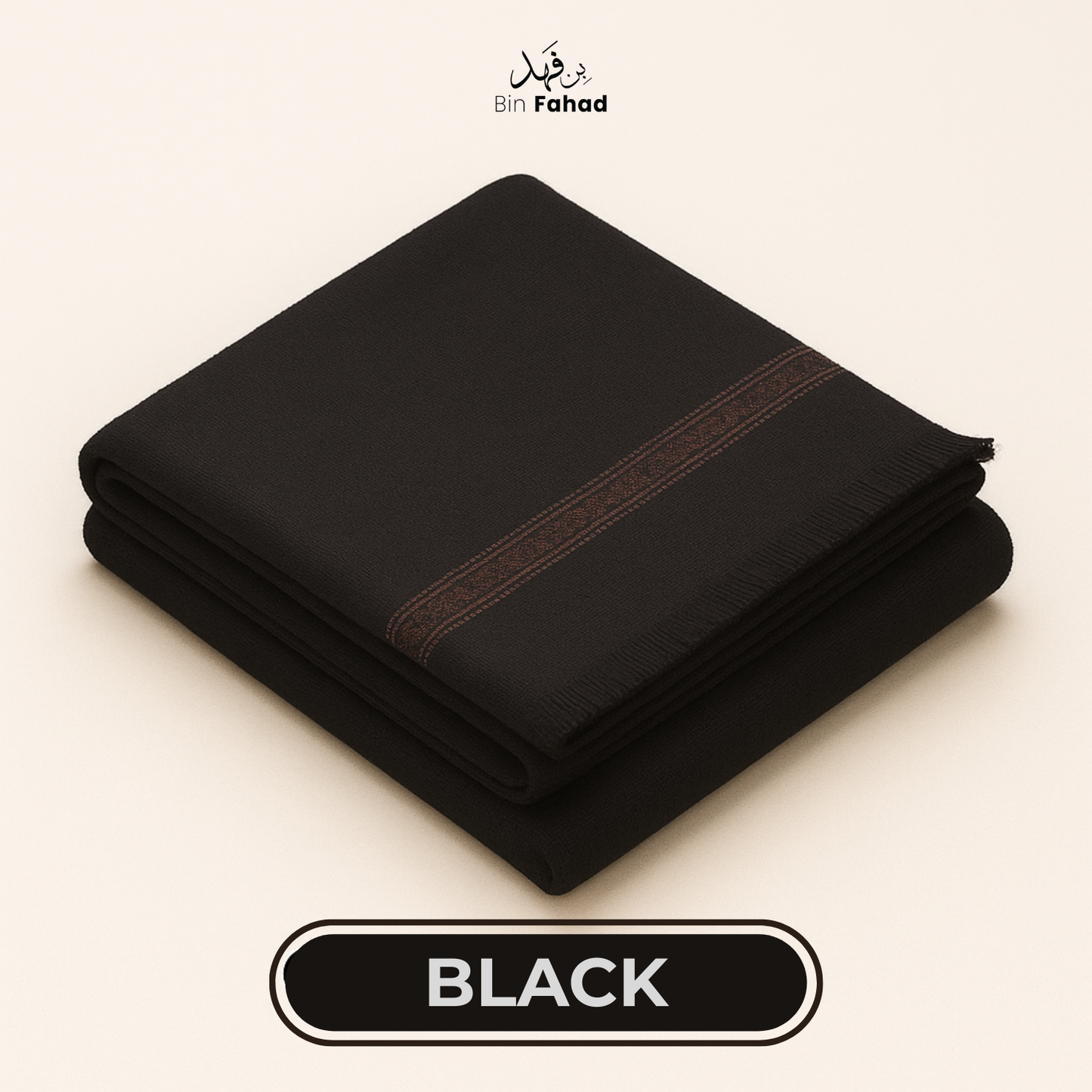 Premium Gents Shawl - Black