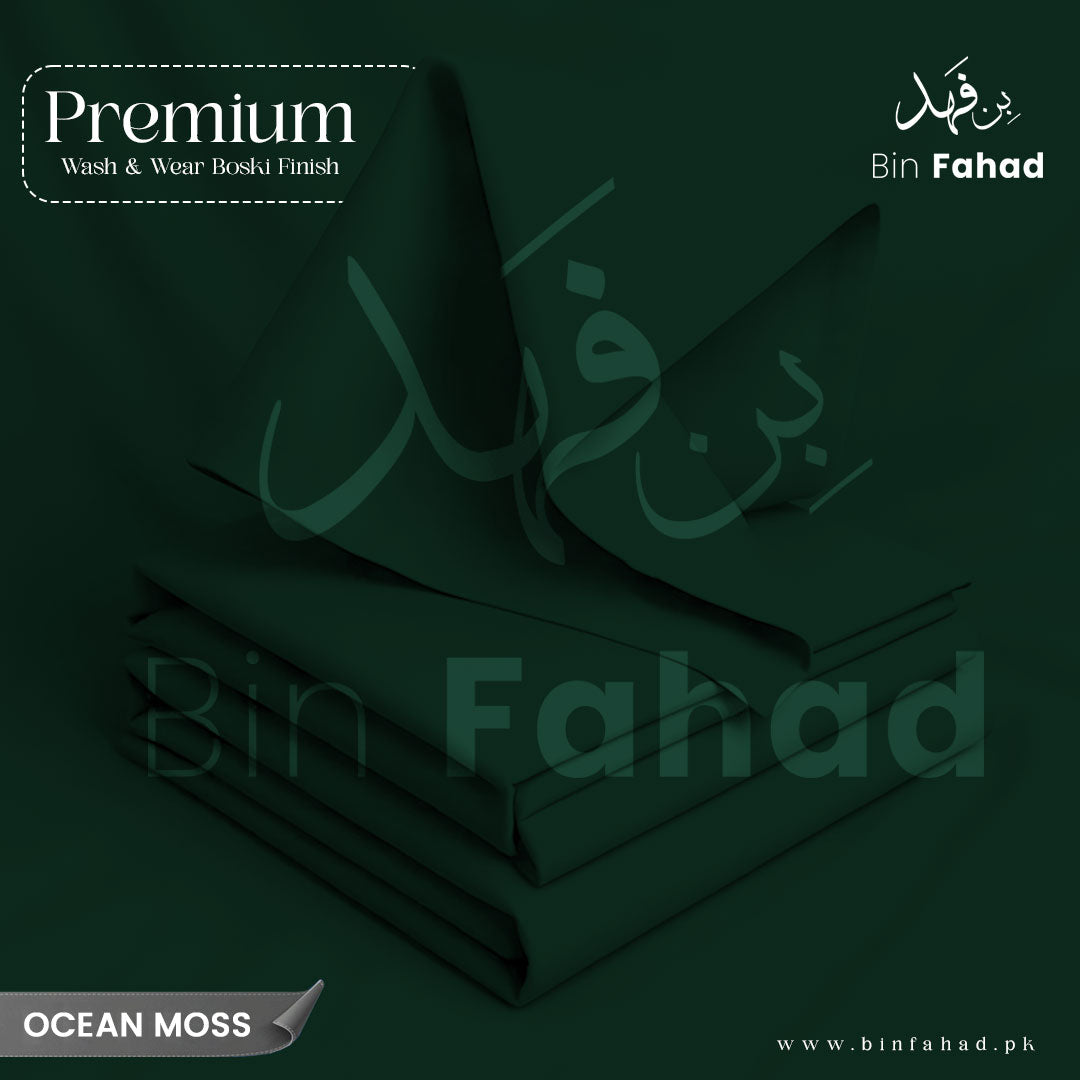 Premium Wash & Wear Winter Boski - Ocean Moss