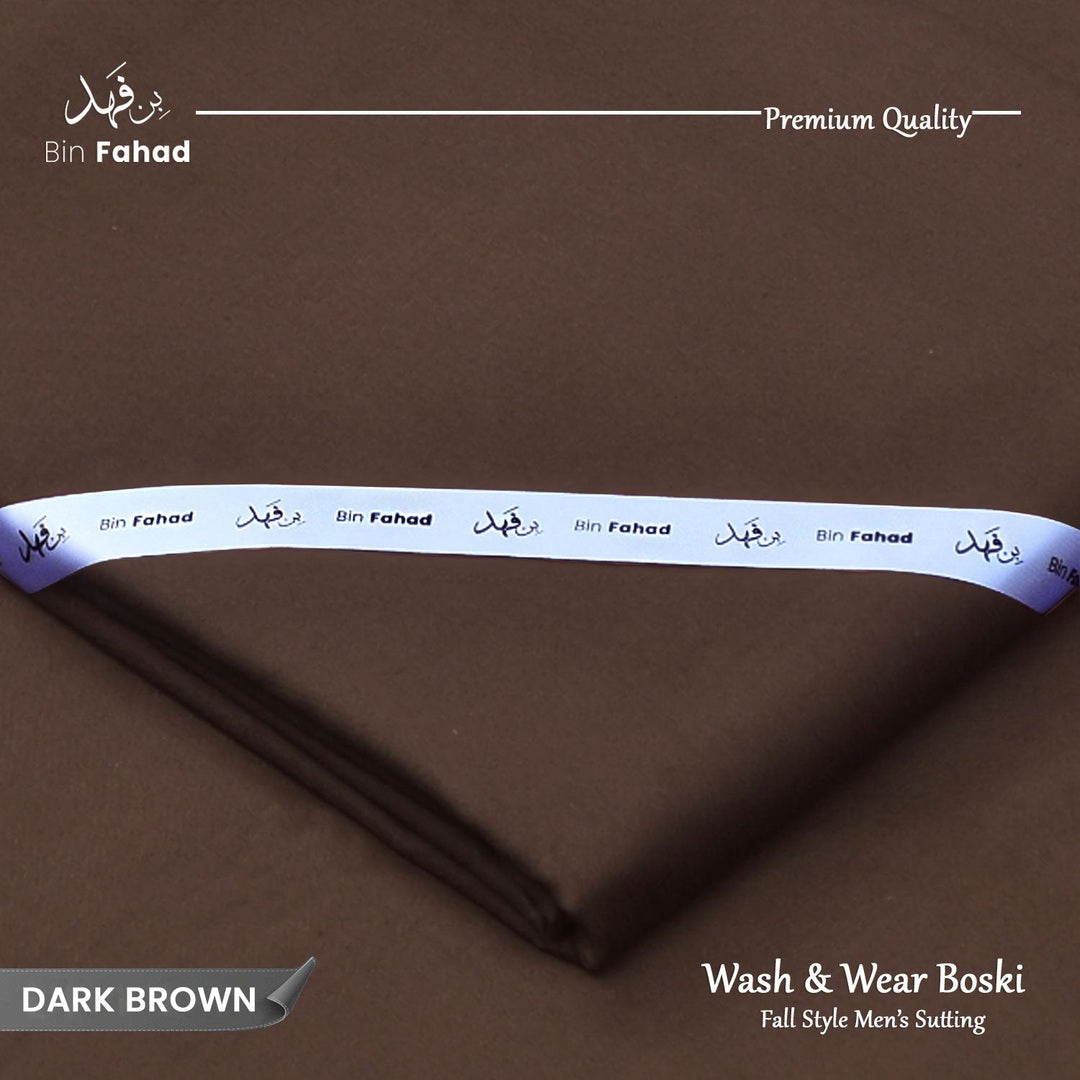 Premium Wash & Wear Boski Finish - Dark Brown