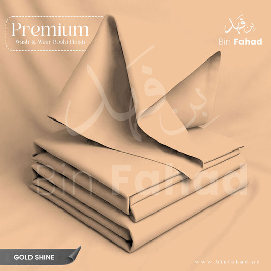 Premium Wash & Wear Boski Finish - Gold Shine