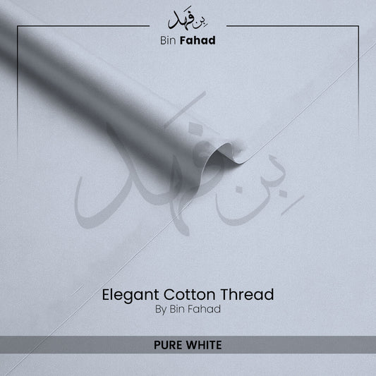 Premium Cotton Fabric - Pure White