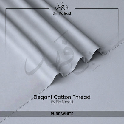 Premium Cotton Fabric - Pure White