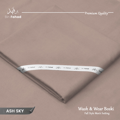 Premium Wash & Wear Boski Finish - Ash Sky