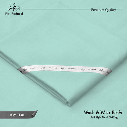 Premium Wash & Wear Boski Finish - Icy Teal