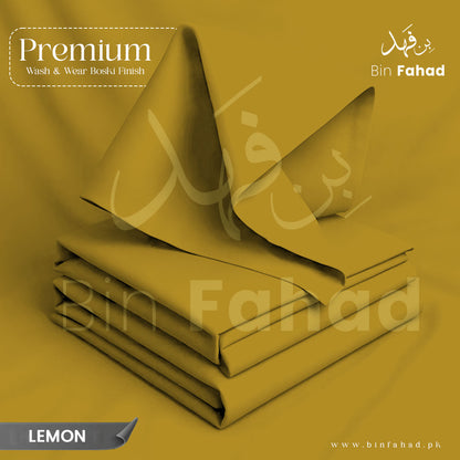 Premium Wash & Wear Boski Finish - Lemon