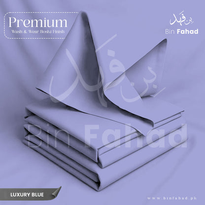 Premium Wash & Wear Boski Finish - Luxury Blue