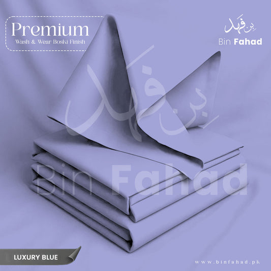 Premium Wash & Wear Boski Finish - Luxury Blue