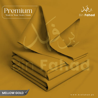 Premium Wash & Wear Winter Boski - Mellow Gold