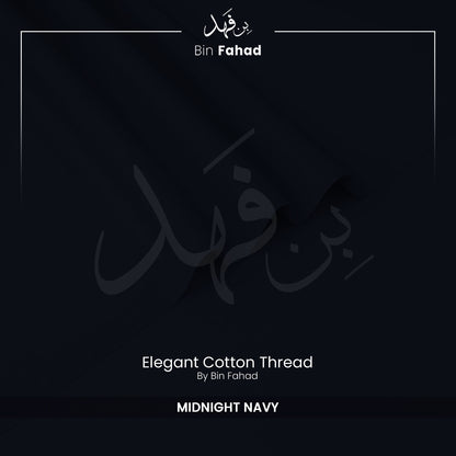 Premium Cotton Fabric - Midnight Navy