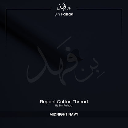 Premium Cotton Fabric - Midnight Navy