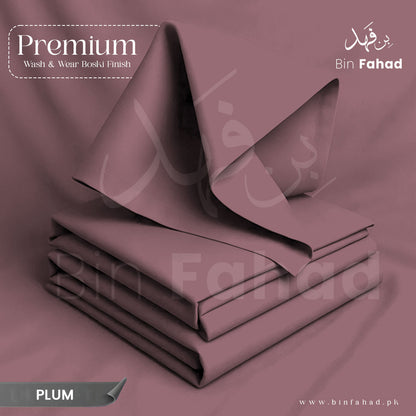 Premium Wash & Wear Boski Finish - Plum