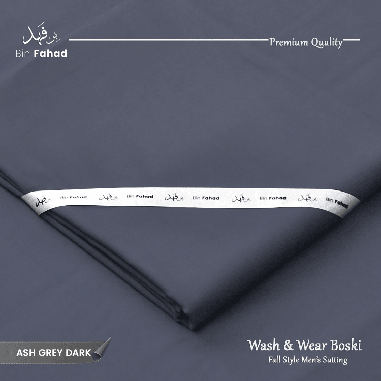 Boski Wash & Wear - Ash Grey Dark - Bin Fahad