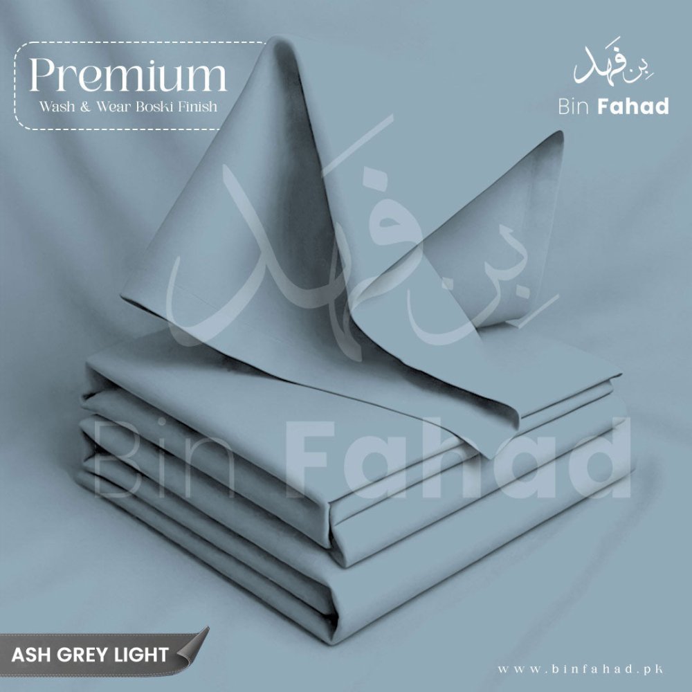 Boski Wash & Wear - Ash Grey Light - Bin Fahad