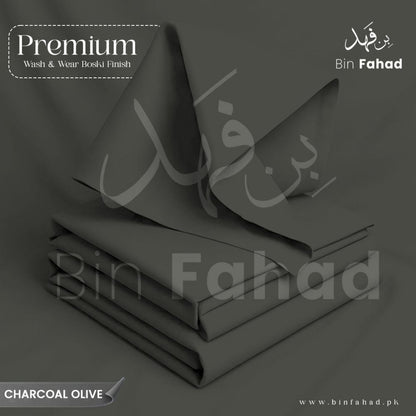 Boski Wash & Wear - Charcoal Olive - Bin Fahad