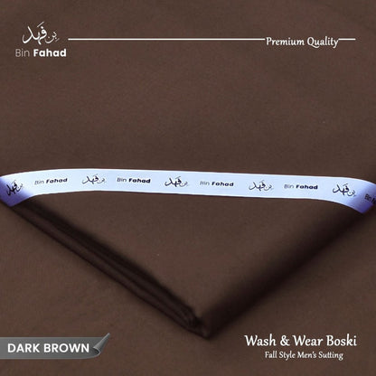 Boski Wash & Wear - Dark Brown - Bin Fahad