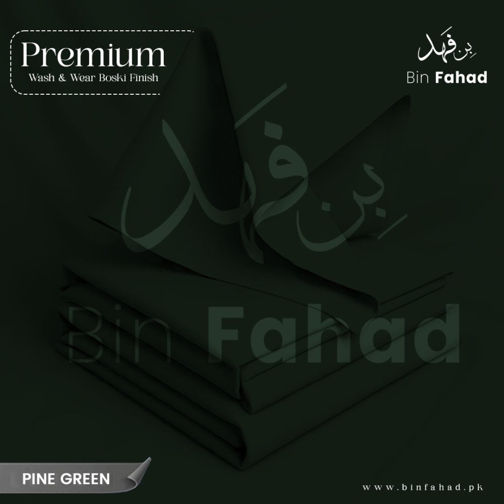 Boski Wash & Wear - Pine Green - Bin Fahad