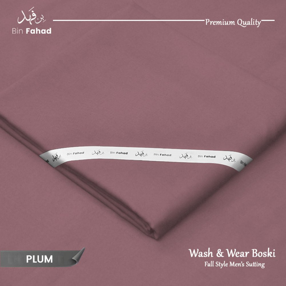 Boski Wash & Wear - Plum - Bin Fahad