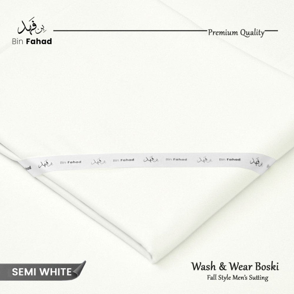 Boski Wash & Wear - Semi White - Bin Fahad