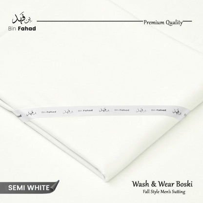 Boski Wash & Wear - Semi White - Bin Fahad