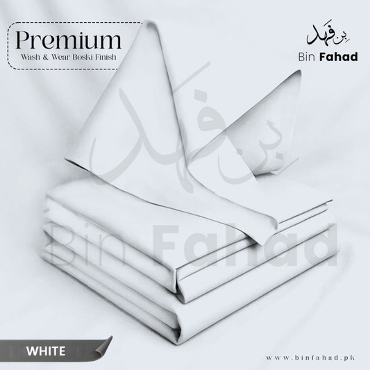 Boski Wash & Wear - White - Bin Fahad