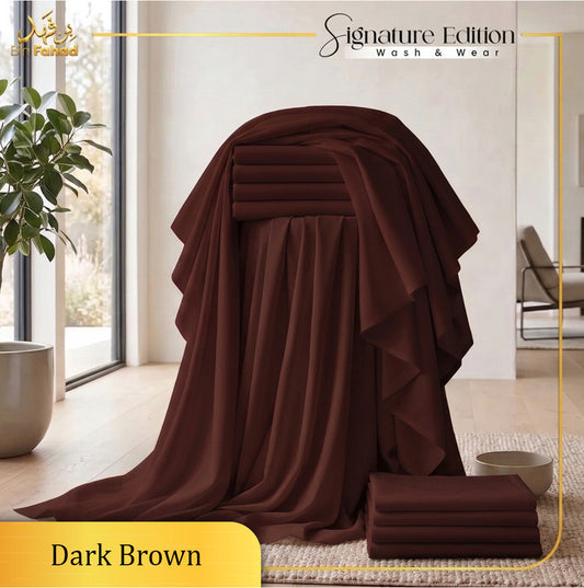 Signature Edition Wash & Wear - Dark Brown