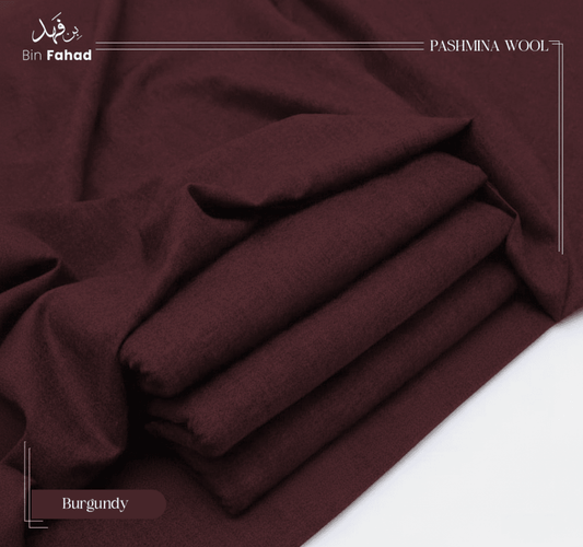 Luxury Winter Wool - Burgundy - Bin Fahad