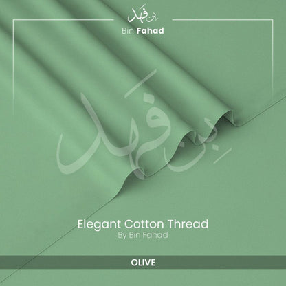 Premium Cotton Fabric - Olive - Bin Fahad