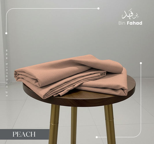 Premium Wool Collection - Peach - Bin Fahad