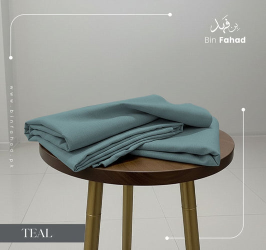 Premium Wool Collection - Teal - Bin Fahad